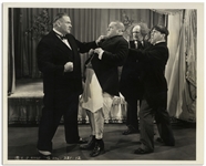 10" x 8" Glossy Photo From the 1936 Three Stooges Film "Slippery Silks" -- Very Good Condition
